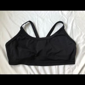 FILA: Black Sports Bra